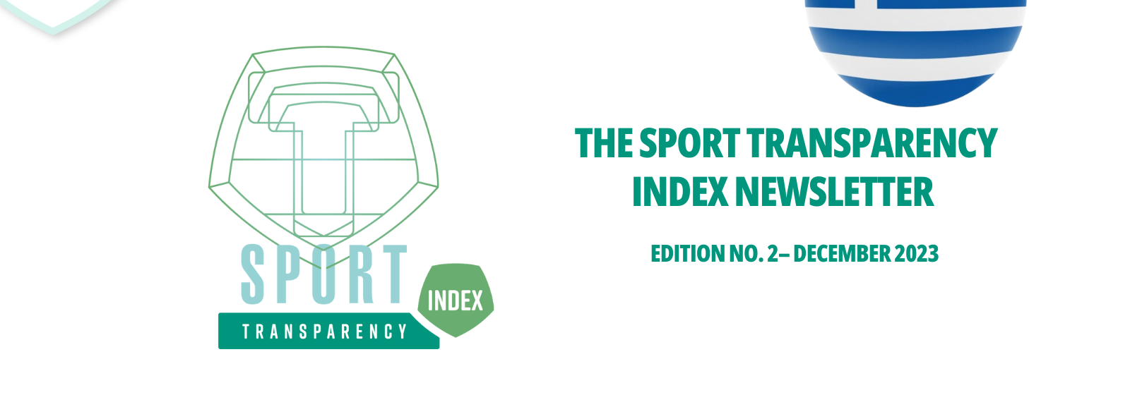 The Sport Transparency Index -Newsletter- 2nd Edition (Greek) header