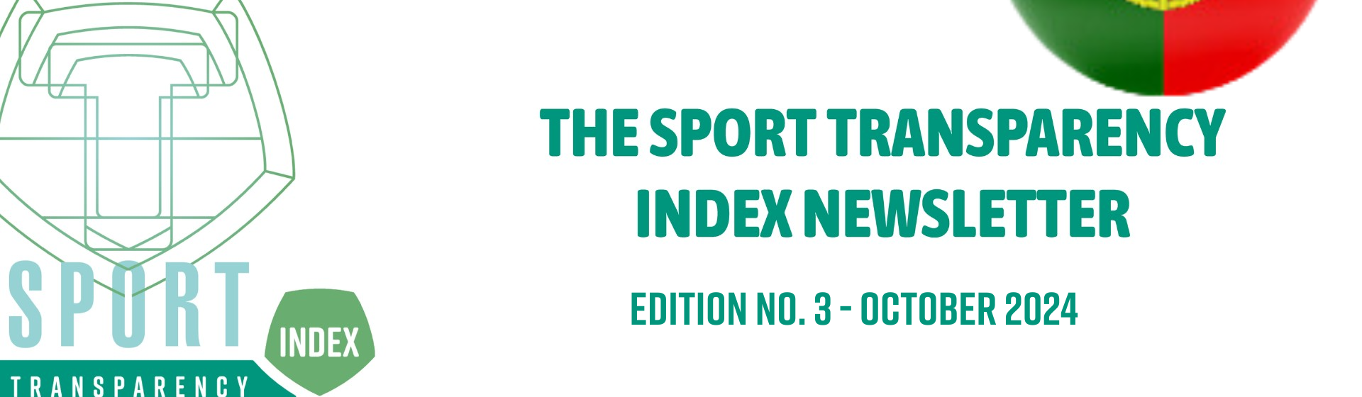 The Sport Transparency Index -Newsletter- 3rd Edition (Portugese) header